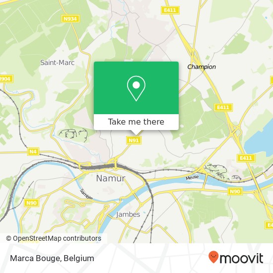 Marca Bouge map