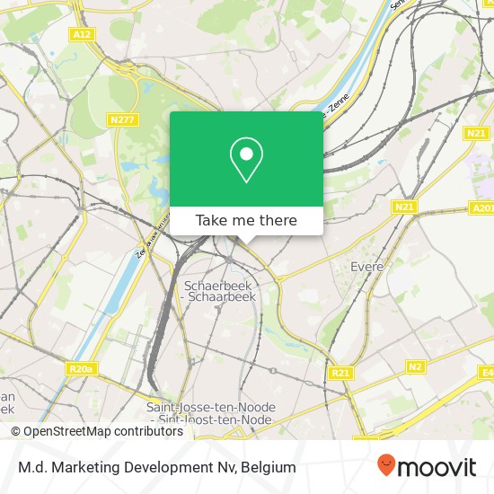 M.d. Marketing Development Nv map