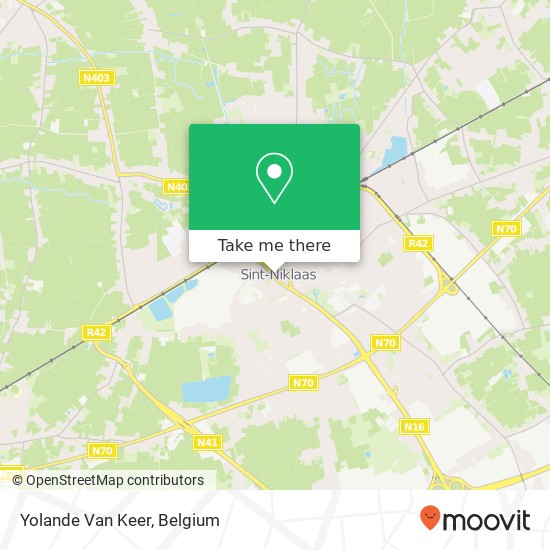 Yolande Van Keer map