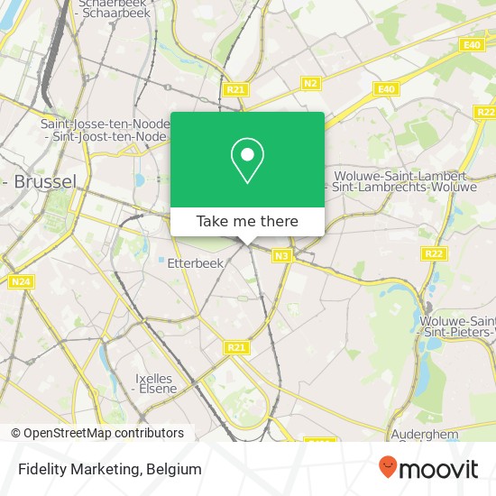 Fidelity Marketing map