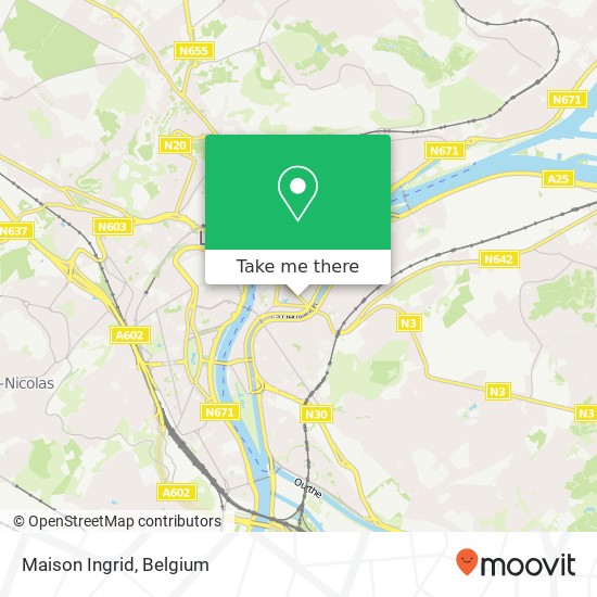 Maison Ingrid map