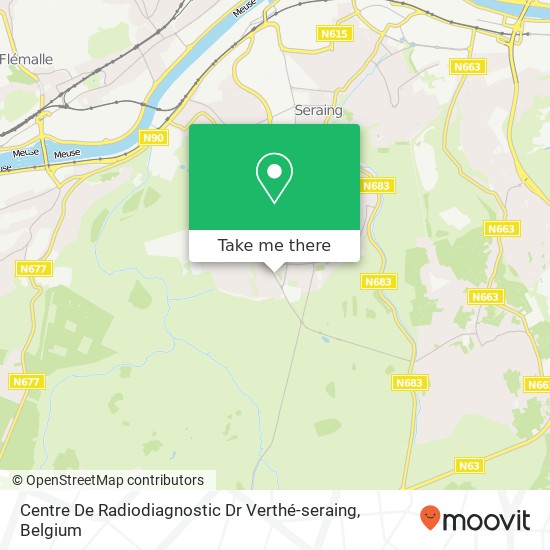 Centre De Radiodiagnostic Dr Verthé-seraing map