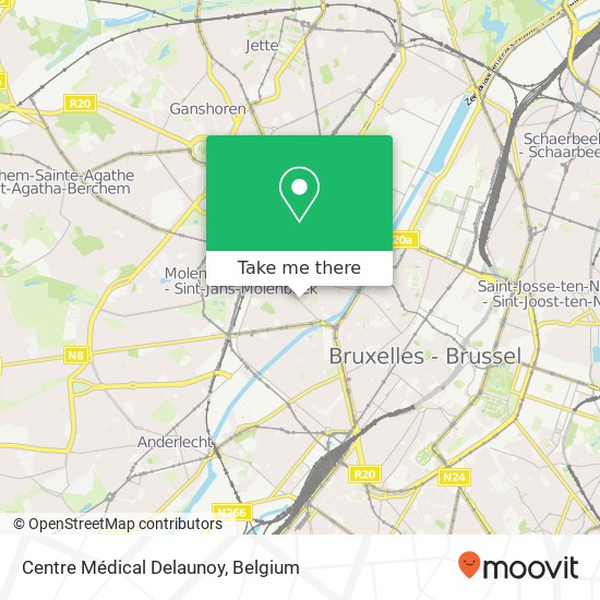 Centre Médical Delaunoy map