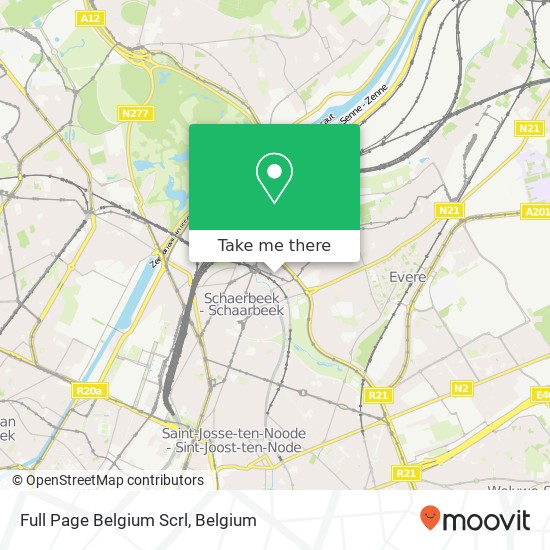 Full Page Belgium Scrl map