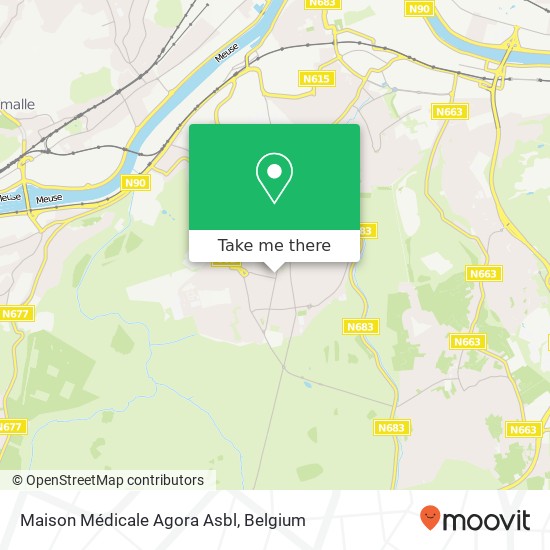 Maison Médicale Agora Asbl map