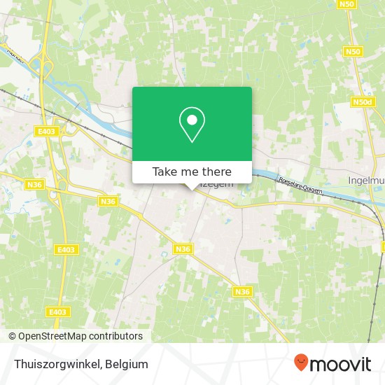 Thuiszorgwinkel map