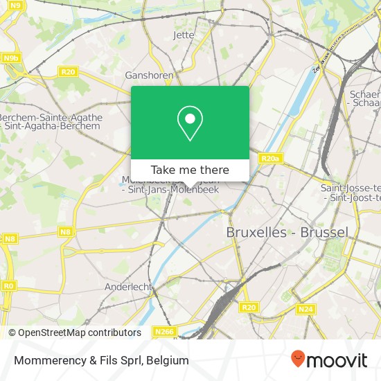 Mommerency & Fils Sprl map