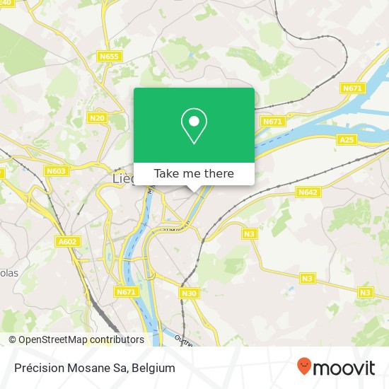 Précision Mosane Sa map