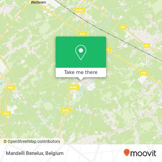 Mandelli Benelux map