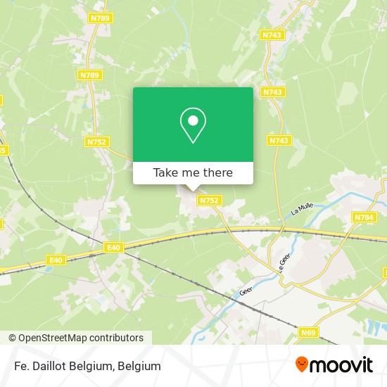 Fe. Daillot Belgium map