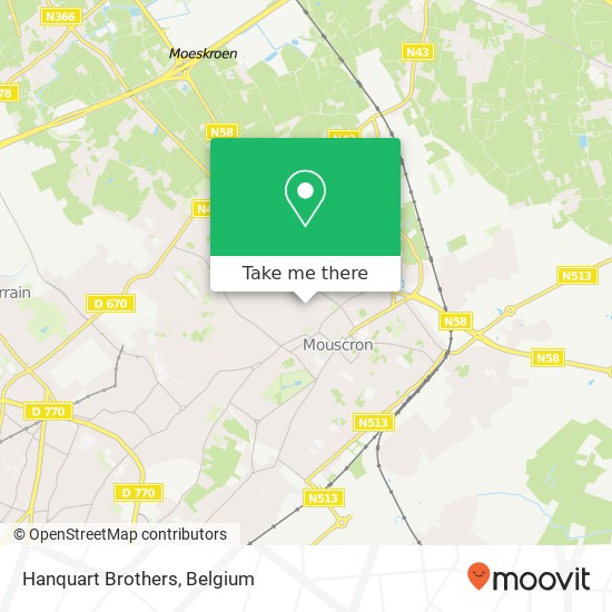Hanquart Brothers map