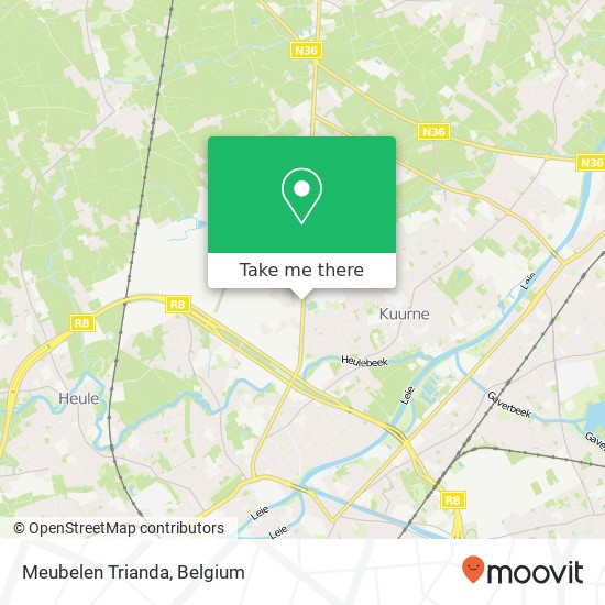 Meubelen Trianda map