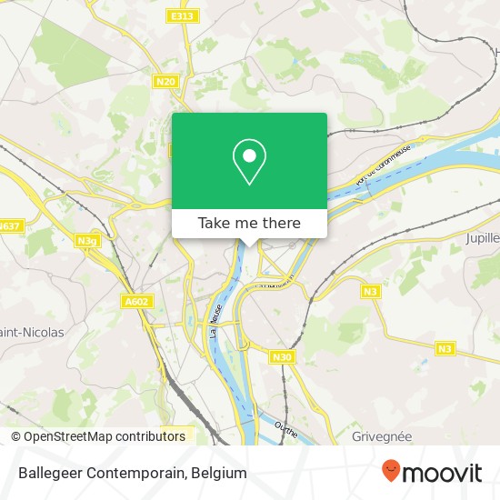 Ballegeer Contemporain map