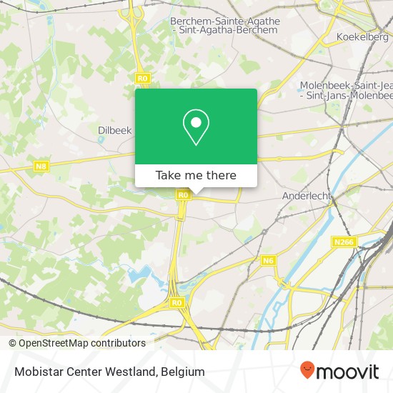 Mobistar Center Westland map