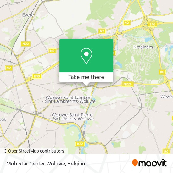 Mobistar Center Woluwe plan