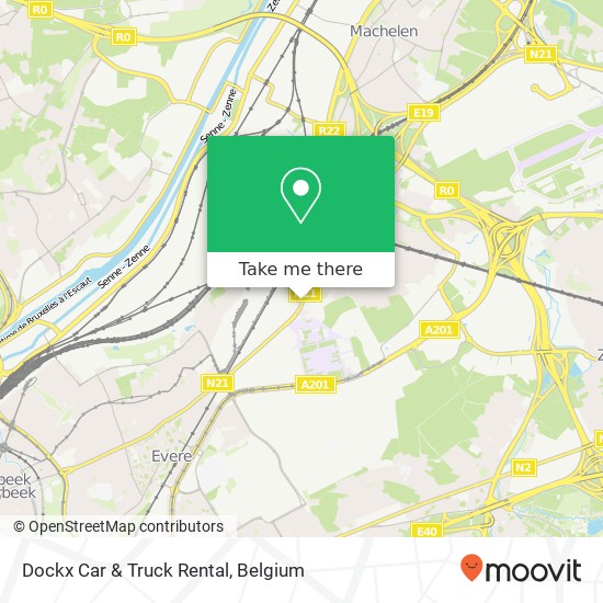 Dockx Car & Truck Rental map