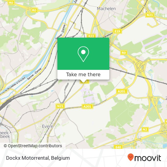 Dockx Motorrental map