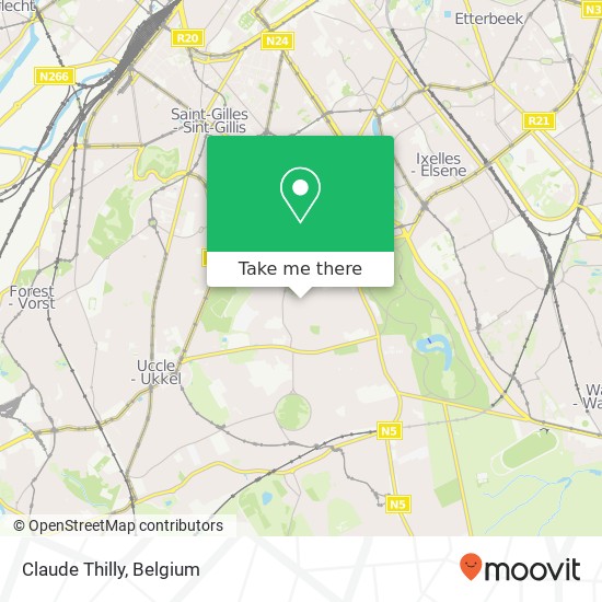 Claude Thilly map