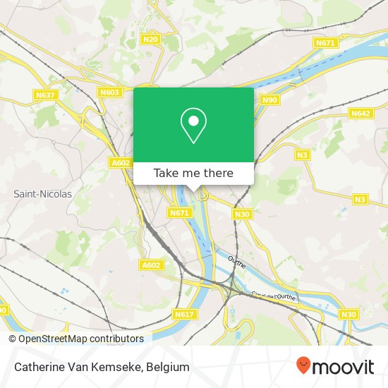 Catherine Van Kemseke map