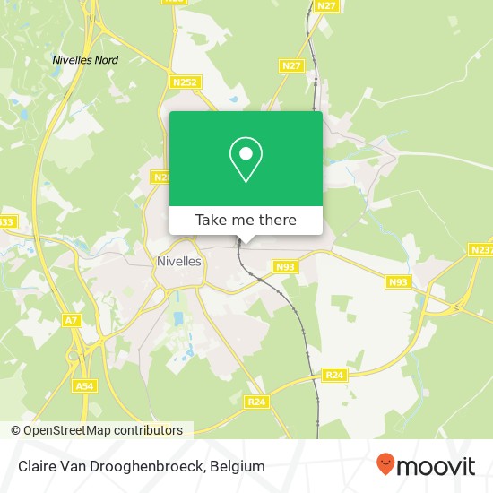 Claire Van Drooghenbroeck plan