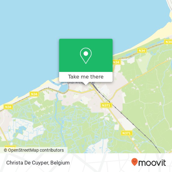 Christa De Cuyper map
