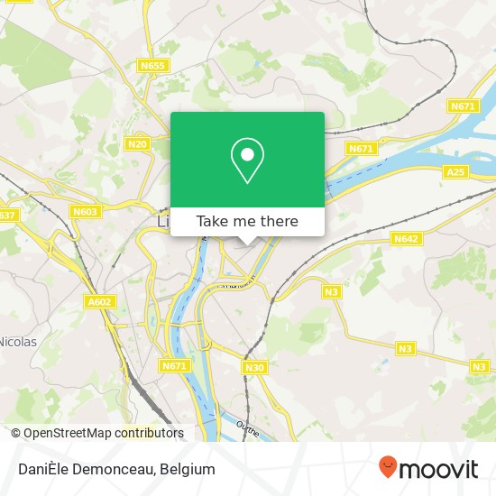 DaniÈle Demonceau map