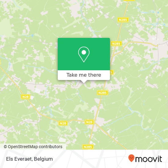 Els Everaet map