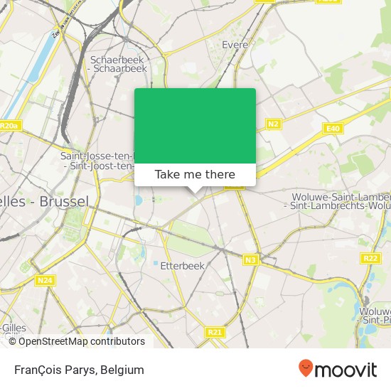 FranÇois Parys map