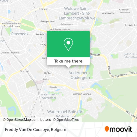 Freddy Van De Casseye map