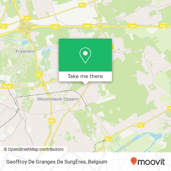 Geoffroy De Granges De SurgÈres map