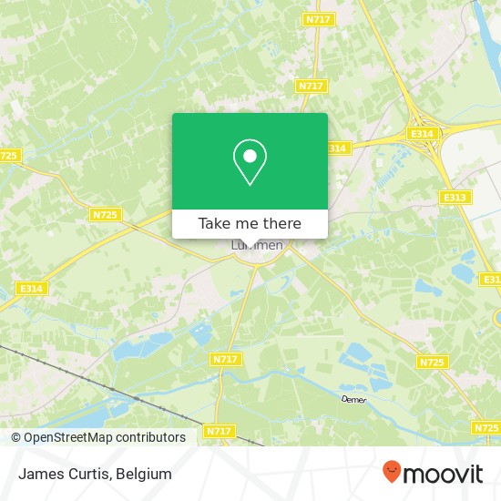 James Curtis map