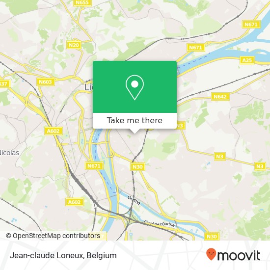 Jean-claude Loneux map