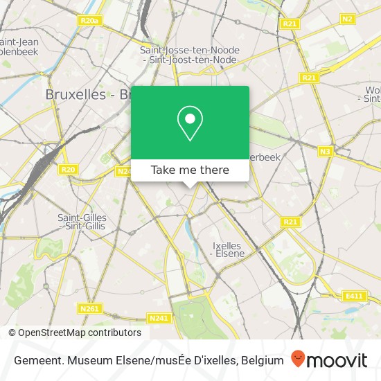 Gemeent. Museum Elsene / musÉe D'ixelles map