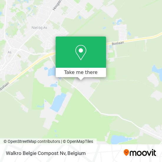Walkro Belgie Compost Nv map