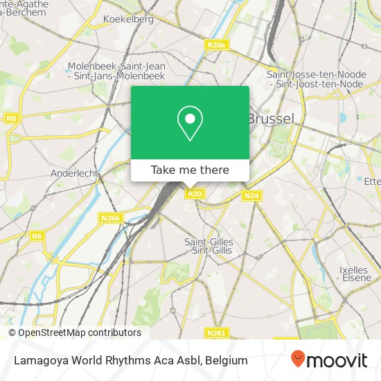 Lamagoya World Rhythms Aca Asbl map