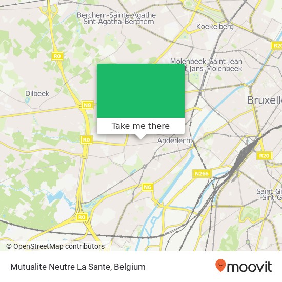 Mutualite Neutre La Sante map