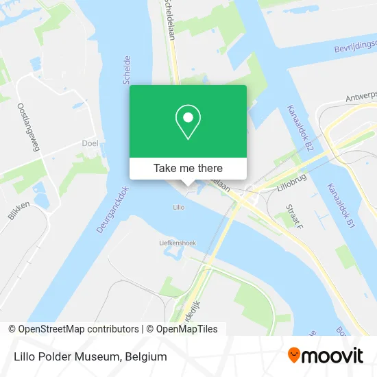 Lillo Polder Museum map