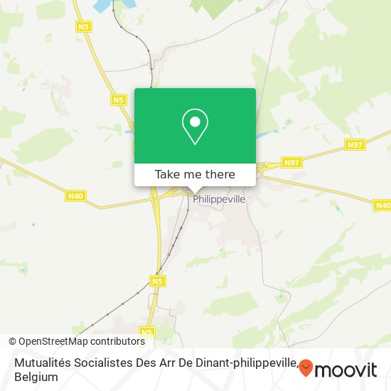 Mutualités Socialistes Des Arr De Dinant-philippeville plan