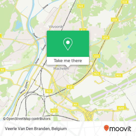 Veerle Van Den Branden map