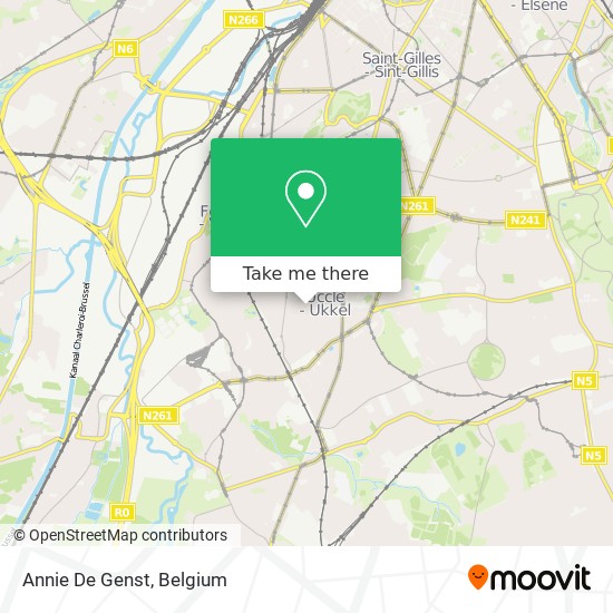 Annie De Genst map