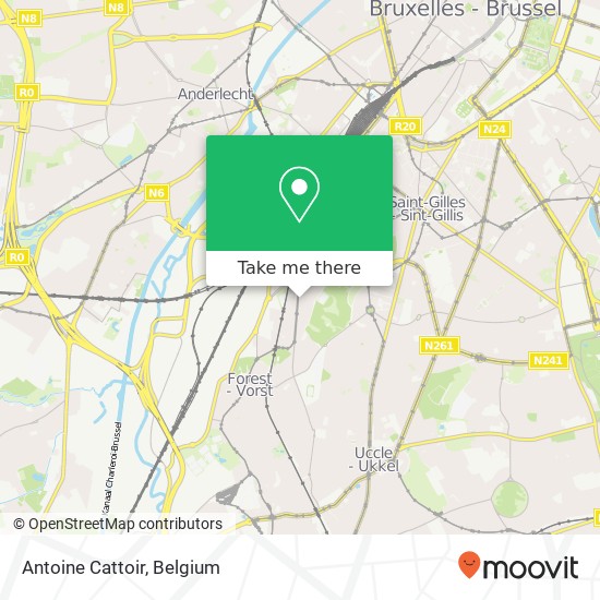 Antoine Cattoir map