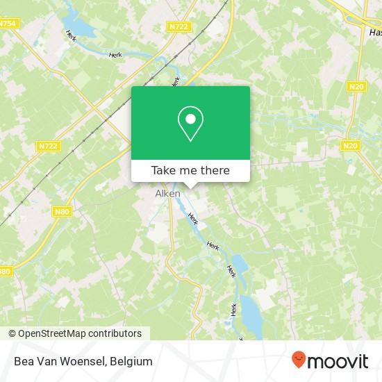 Bea Van Woensel map