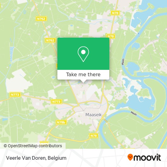 Veerle Van Doren map