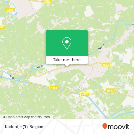 Kadootje ('t) map