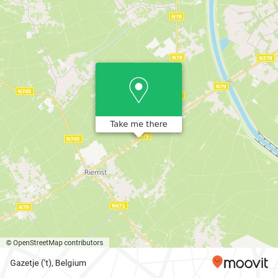 Gazetje ('t) map