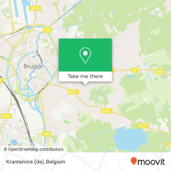 Krantenvos (de) map