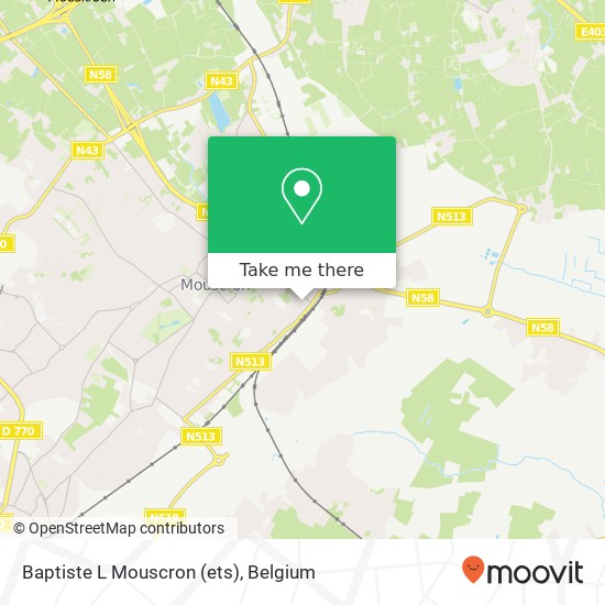 Baptiste L Mouscron (ets) map