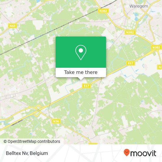 Belltex Nv map