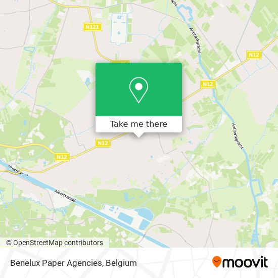 Benelux Paper Agencies map