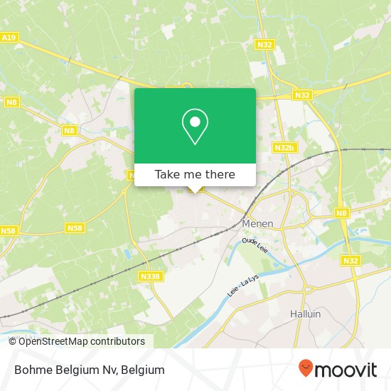 Bohme Belgium Nv map